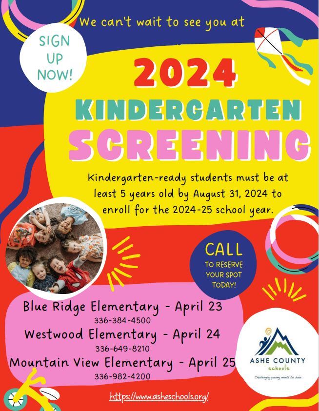  Kindergarten Screening 2024